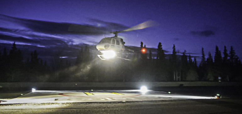 Kenai Landing logistics company unveils heliport